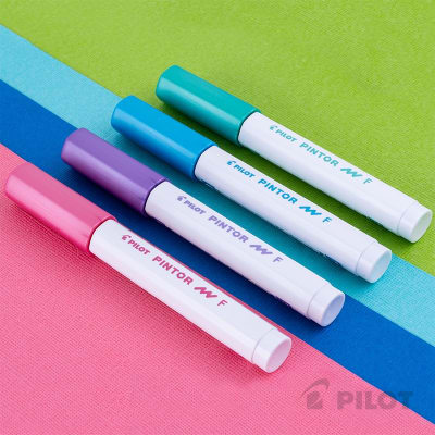 Set Pintor Fino 4 Rosado Metalizado, Violeta Metalizado, Azu