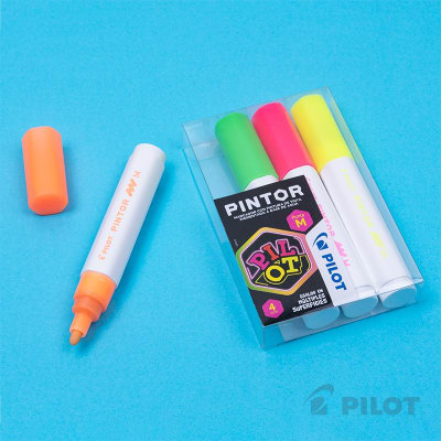 Set Pintor Medio 4 Neón