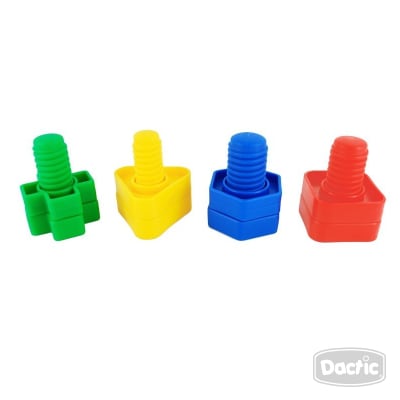 Tornillo y Tuerca Plástico 32u (027) DACTIC