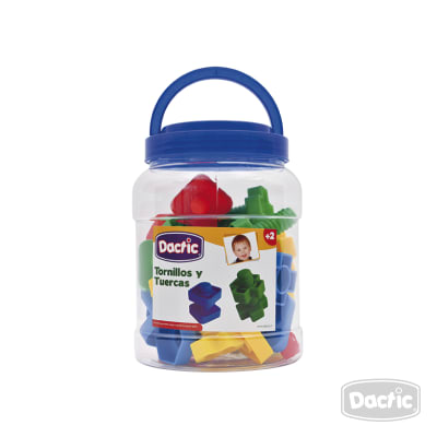 Tornillo y Tuerca Plástico 32u (027) DACTIC