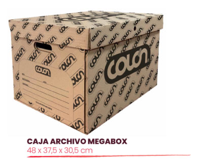 CAJA ARCHIVO MEGABOX COLON 