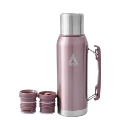 PRO Termo Handle 1000 ml + Tapa  Metal Pink