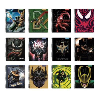 CUAD. UNIV PROARTE TED/ ED MARVEL VILLANOS 100 HJ