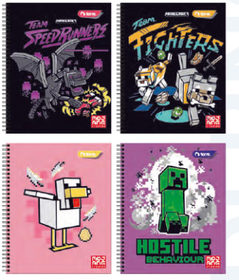 CUAD UNIV MINECRAFT 7MM 100 HJ TORRE