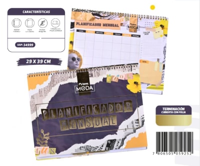 PLANIFICADOR HORIZ MODA ESP TORRE