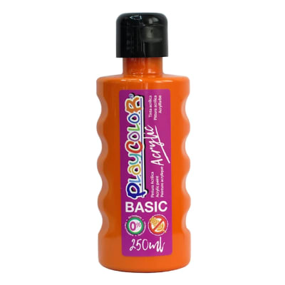 PINTURA ACRILICA 250ml NARANJO PLAYCOLOR