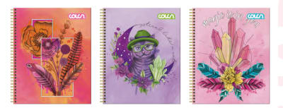 CUADERNO UNIVERSITARIO TE NATURA 7MM. 100H. COLON (SURTIDO)