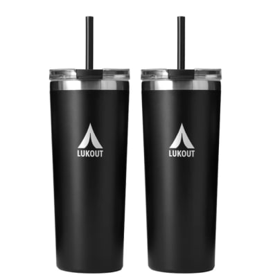 Set de 2 Vasos Travel Tumbler 700 ml Negro