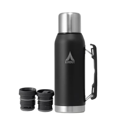PRO Termo Handle 1000 ml + Tapa Negro
