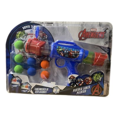 PISTOLA LANZA PELOTAS AVENGERS MARVEL