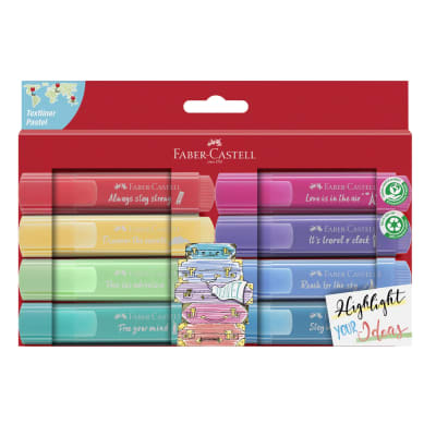 Destacador Textliner 46 Pastel wallet of 8 carton