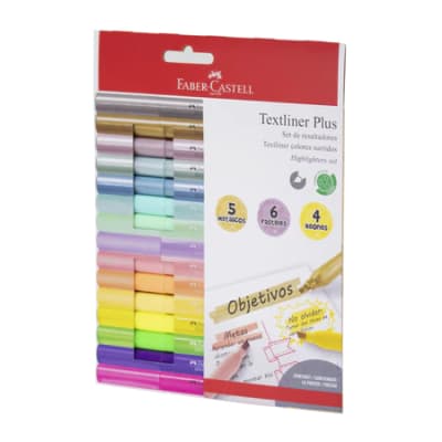 Destacador Textliner Plus Especiales cartón x15