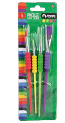 SET PINCELES C/GRIP 2-6-10-12 TORRE