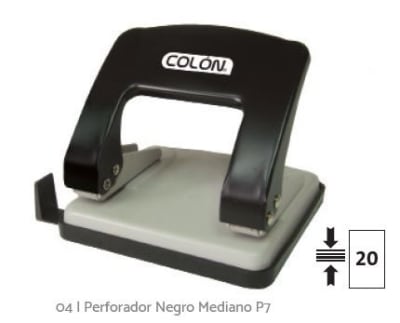 PERFORADOR COLON P7  NEGRO 20H