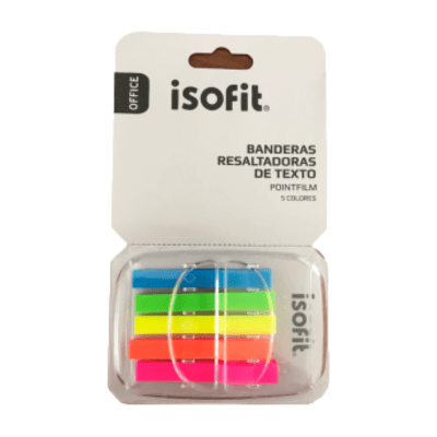 BLI BANDERA RESALTADORA DE TEXTO 5COL ISOFIT-DSG