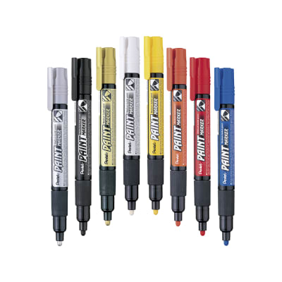 Marcador PENTEL Paintmarker  4,0MM. PLATA