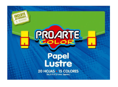 EST.PAPEL LUSTRE 20 HJS 15 COL.SURT 26,5x37,5