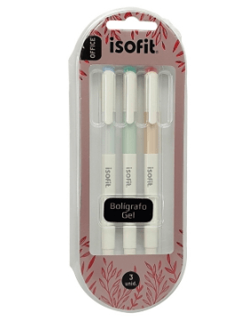 BLI.BOLIG GEL 3 UNI AZ/VE/ROS. ISOFIT-DSG/W