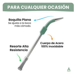 Bombilla Mate Spring Pro Army