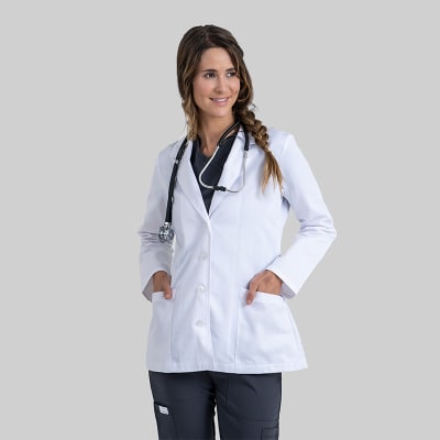 DELANTAL MUJER POLAR BEAR LAB COATS PB6000 WHT