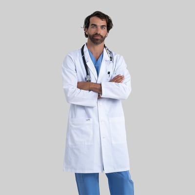 DELANTAL HOMBRE POLAR BEAR LAB COATS PB6100 WHT