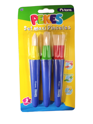 MAXI PINCELES 3 UNID PEKES TORRE