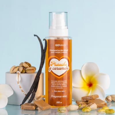 GO NAILS FRAGANCIA CORPORAL PISTACHO CARAMELO 250ML