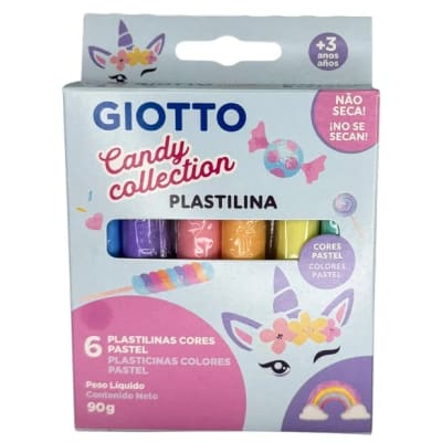 GIOTTO PLASTICINA CANDY COLLECTION 6 COLORES