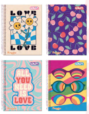 CUADERNO TRIPLE FEMENINO 7MM. 150H. COLON (SURTIDO)