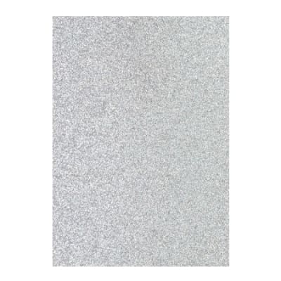 G.EVA GLITTER HAND T.40x60x0,2cm PLATEADO
