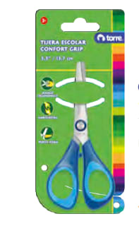 TIJERA ESC. 5'5 CONFORT GRIP TORRE (AMBIDIESTRO)