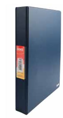ARCHIVADOR VINILICO AZUL OFICIO 2 ANILLOS ISOFIT