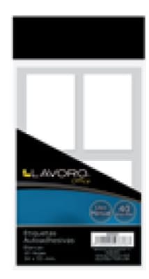 ETIQ. SOBRE AUTOADHESIVA 53 X 82 MM. 20 UNI LAVORO