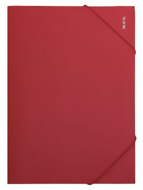 CARPETA PVC CARTERA OFICIO ROJA
