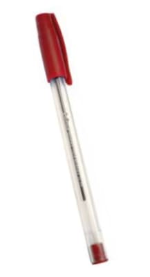 LAPIZ PASTA PTA.MEDIA 1.0MM ROJO CPO TRANSPARENTE FULTONS