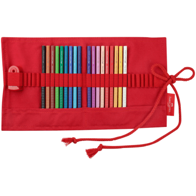 Ecolápices de Color Rollo Rojo + Lápices de color Grip