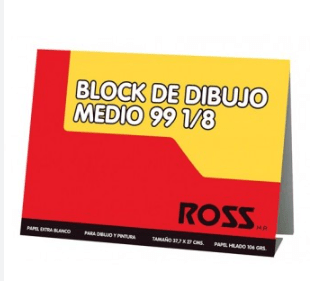 BLOCK ROSS N° 99 1/8 10 H 106 G 37,7x27 CM