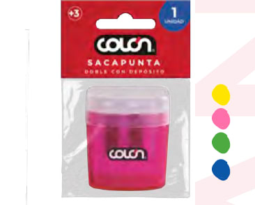 SACAPUNTA DOBLE CON DEPOSITO COLON