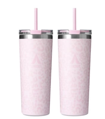 Set de 2 Vasos Travel Tumbler 700 ml animal Pink