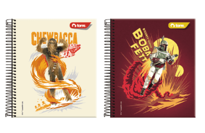 CUADERNO BOOK STAR WARS 7M150H TORRE (SURTIDO)
