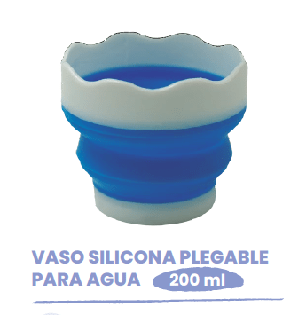 VASO PLEGABLE PARA AGUA TORRE