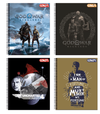 CUADERNO UNIVERSITARIO TE COLÓN PLAY STATION 7MM 100H (SURTIDO)