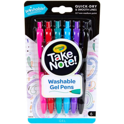 BOLIGRAFOS GEL LAVABLES TAKENOTE! 6 UNI./COL