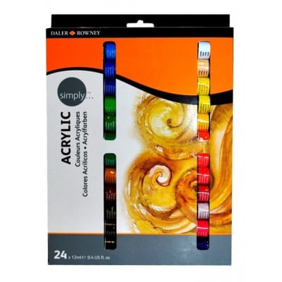 SET SIMPLY ACRYLIC 24X12ML