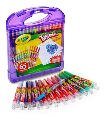 SET CRAYOLA 65 UNIDADES MINI CRAYONES TWISTABLES