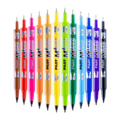 Marcador Doble Punta Set 12 un PILOT