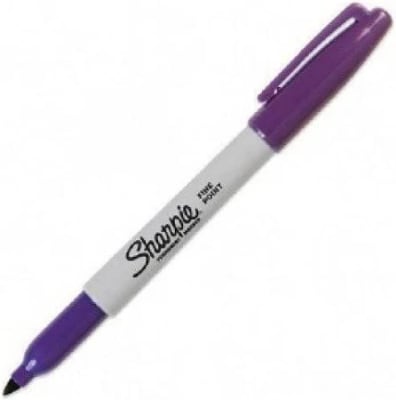 Marcador permanente Sharpie punta fina morado