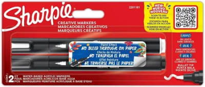 Marcador Sharpie Acrílico 2 colores básicos