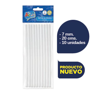 ADH. EN BARRA SILICONA 10 UN. 20 CMS ART & CRAF