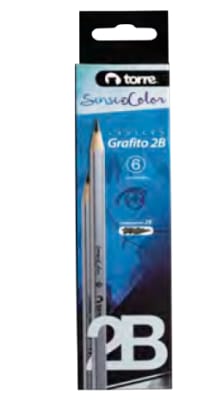 LAPICES GRAFITO SOC HEX 2B 6 UNI